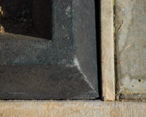 Hercules Eco Blocks at edge of concrete