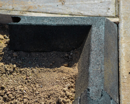 Hercules Eco Blocks at edge of concrete